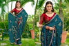 Nitya 13 By 5D Designer Dull Moss Surat Bandhej Saree Wholesale Market